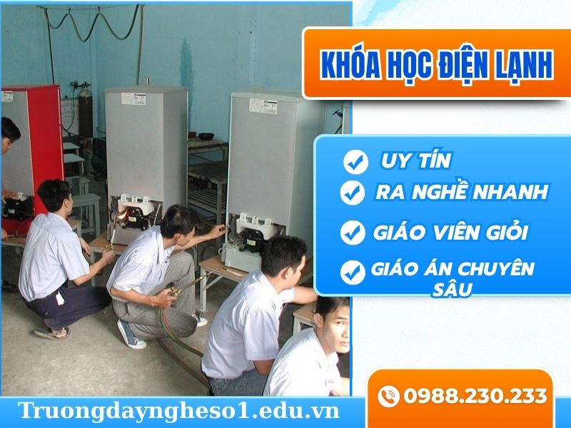 Khóa học điện lạnh giáo viên tận tâm, uy tín