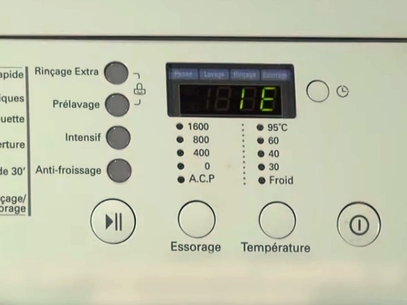 Nguyên nhân lỗi IE máy giặt LG