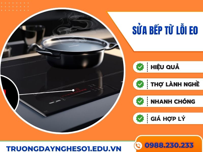 Sửa bếp từ lỗi E0: Nguyên nhân và cách xử lý tại nhà