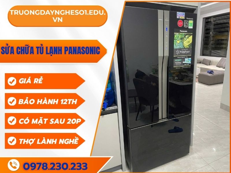Sửa chữa tủ lạnh Panasonic uy tín, giá rẻ tại Hà Nội