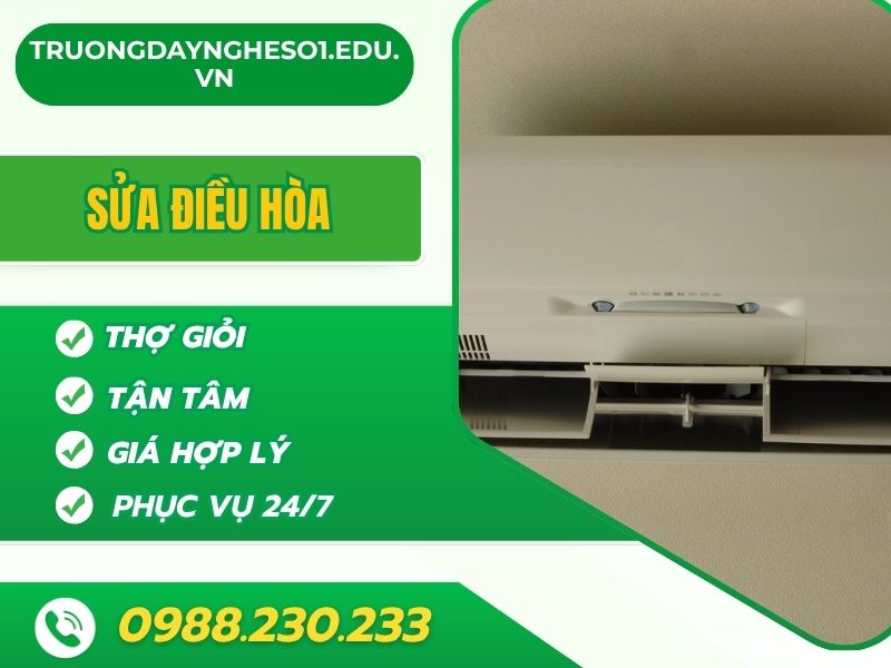 Dịch vụ sửa chữa điều hòa uy tín, bảo hành 12TH tại Hà Nội