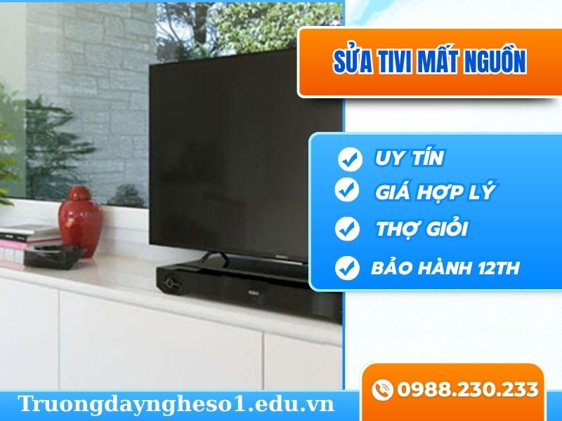 Sửa tivi mất nguồn tại nhà uy tín, thợ giỏi kiểm tra nhanh