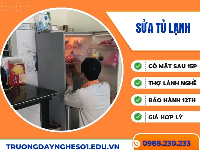 Địa chỉ sửa tủ lạnh tại nhà Hà Nội uy tín, thợ phục vụ 24h/7